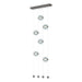Hubbardton Forge - LED Pendant - Abacus - Oil Rubbed Bronze- Union Lighting Luminaires Decor
