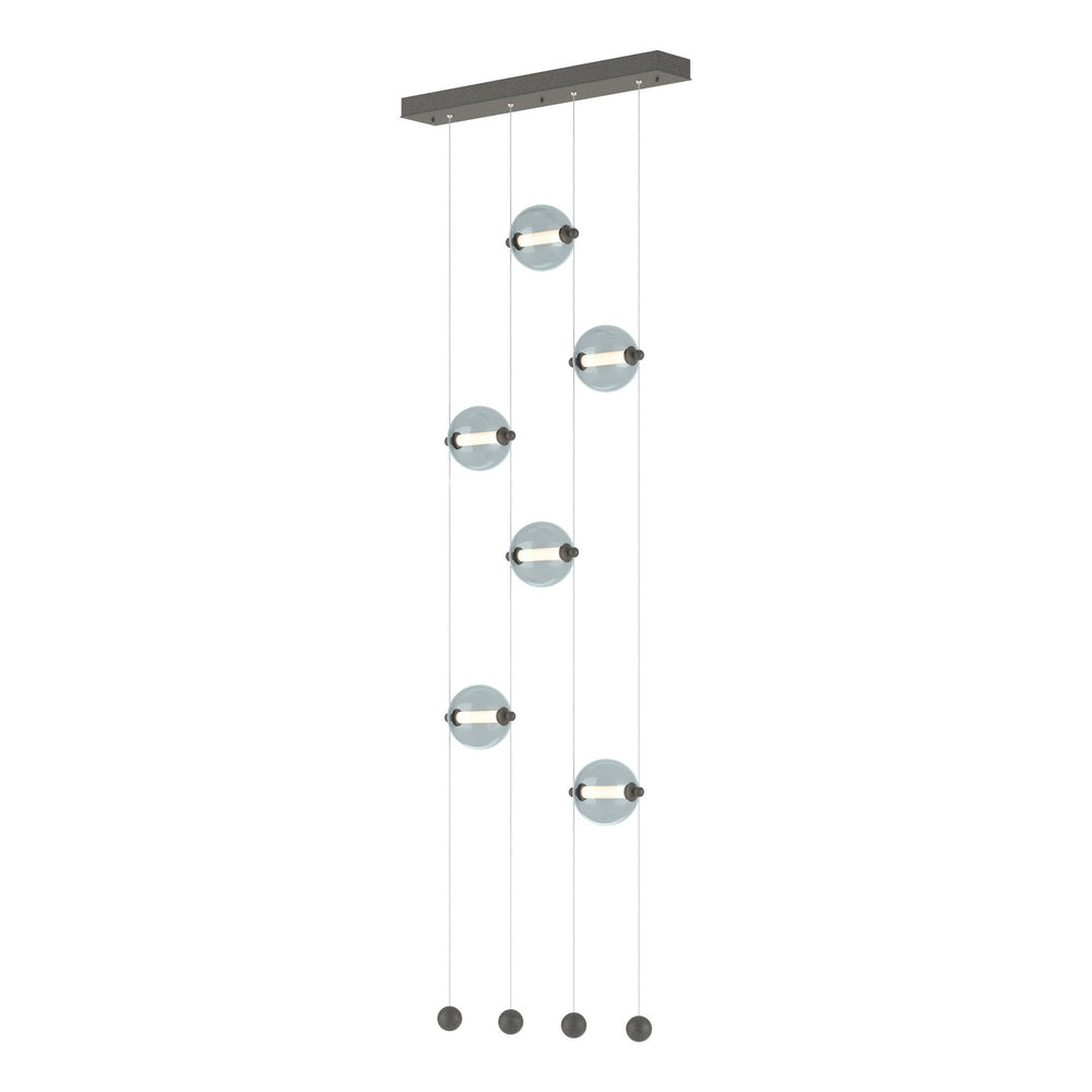 Hubbardton Forge - LED Pendant - Abacus - Natural Iron- Union Lighting Luminaires Decor