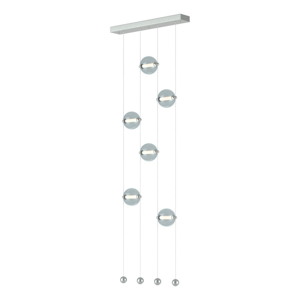 Hubbardton Forge - LED Pendant - Abacus - Vintage Platinum- Union Lighting Luminaires Decor