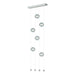 Hubbardton Forge - LED Pendant - Abacus - Vintage Platinum- Union Lighting Luminaires Decor