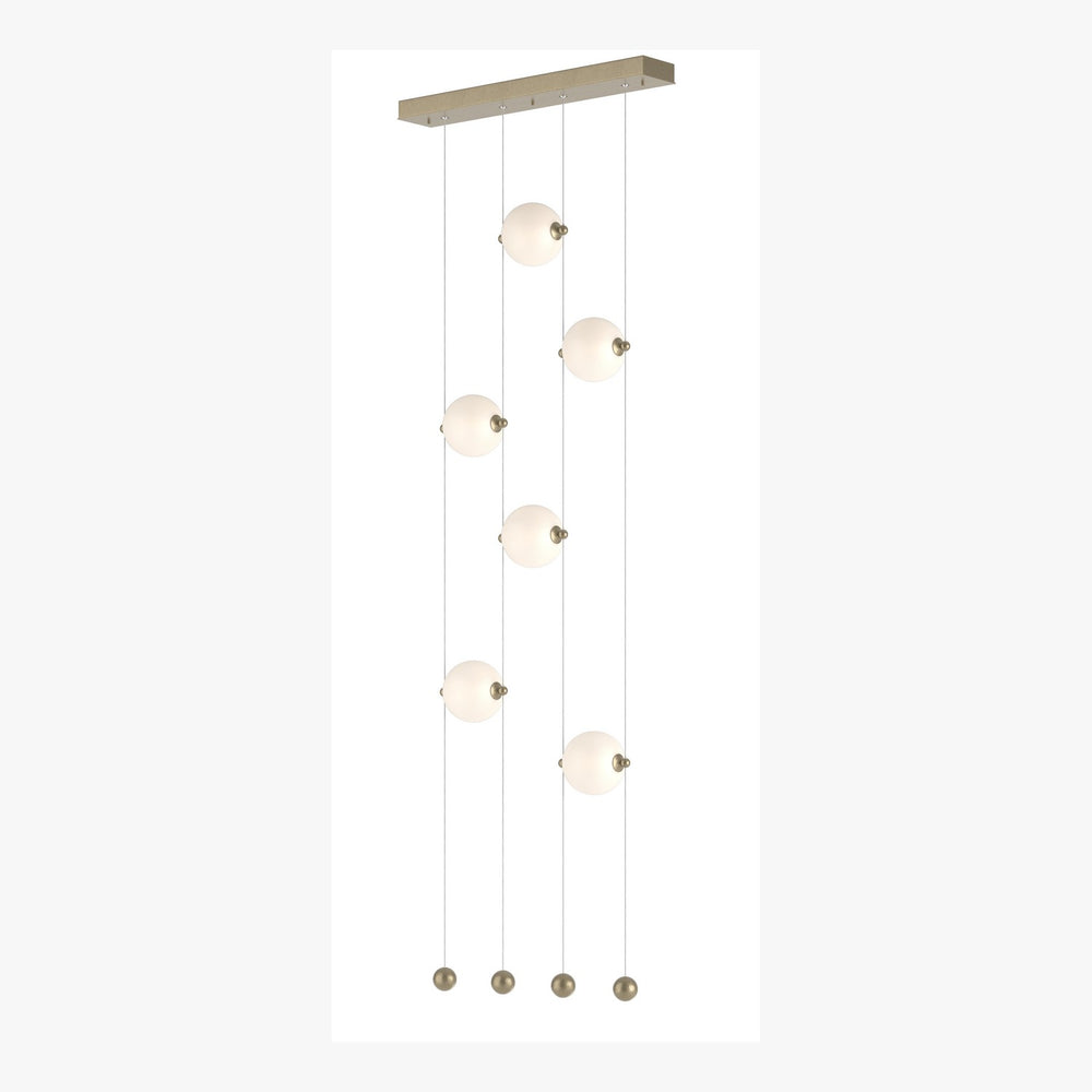 Hubbardton Forge - LED Pendant - Abacus - Soft Gold- Union Lighting Luminaires Decor