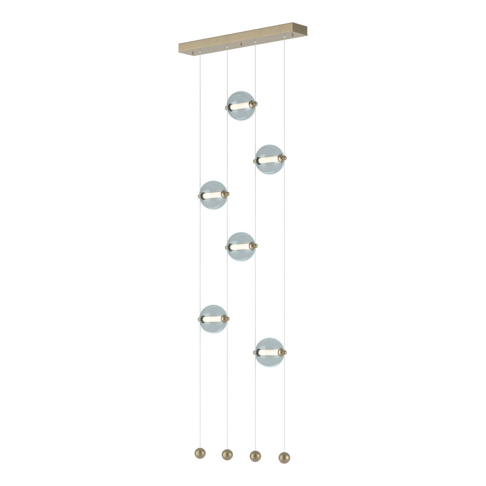 Hubbardton Forge - LED Pendant - Abacus - Soft Gold- Union Lighting Luminaires Decor