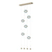 Hubbardton Forge - LED Pendant - Abacus - Soft Gold- Union Lighting Luminaires Decor