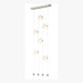 Hubbardton Forge - LED Pendant - Abacus - Sterling- Union Lighting Luminaires Decor