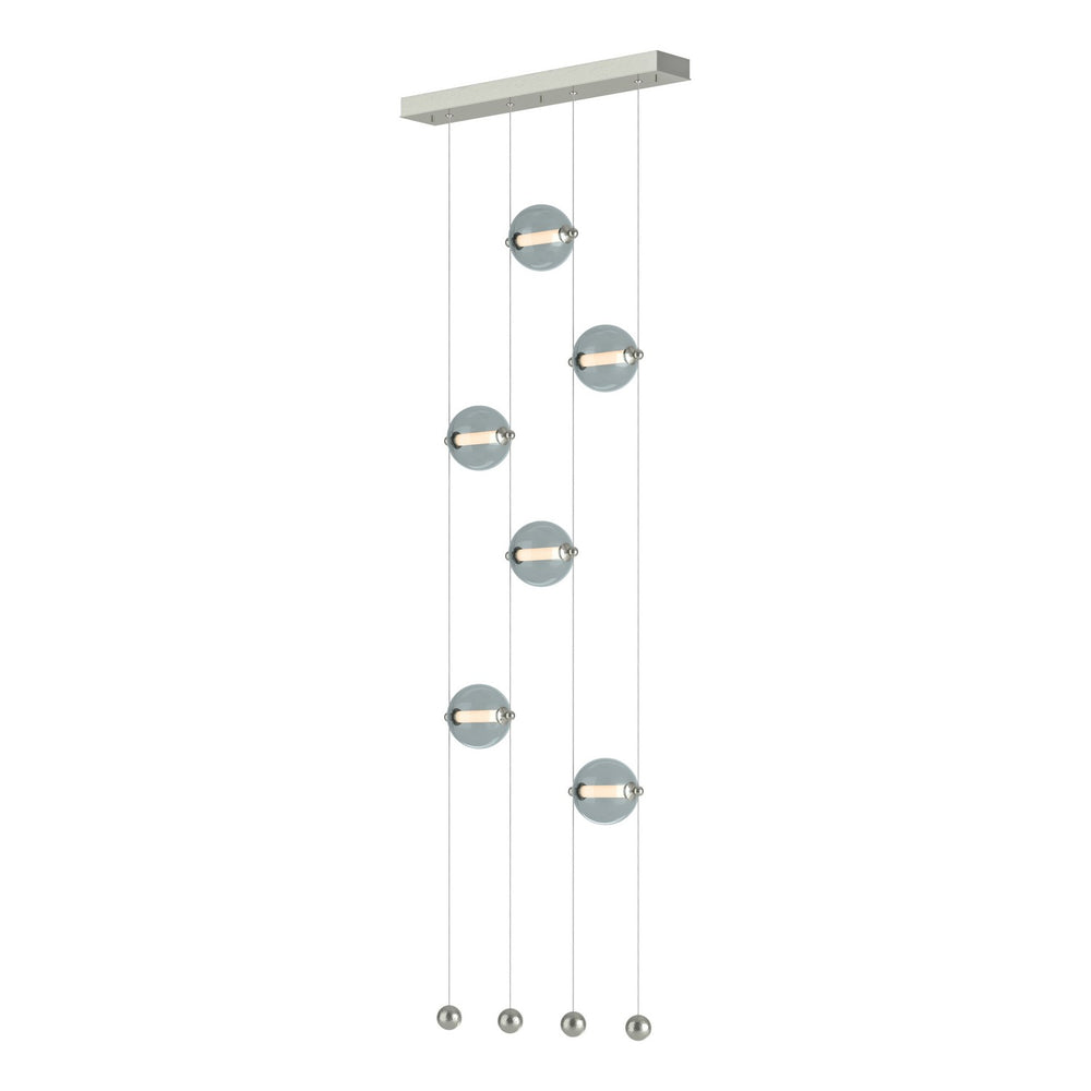 Hubbardton Forge - LED Pendant - Abacus - Sterling- Union Lighting Luminaires Decor