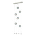 Hubbardton Forge - LED Pendant - Abacus - Sterling- Union Lighting Luminaires Decor