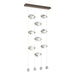 Hubbardton Forge - LED Pendant - Gatsby - Bronze- Union Lighting Luminaires Decor