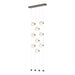 Hubbardton Forge - LED Pendant - Abacus - Bronze- Union Lighting Luminaires Decor