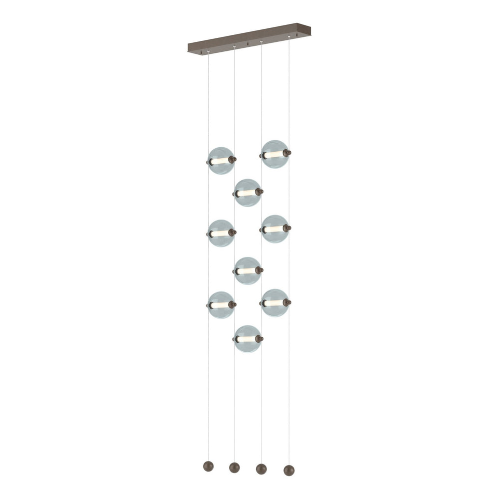 Hubbardton Forge - LED Pendant - Abacus - Bronze- Union Lighting Luminaires Decor