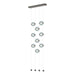 Hubbardton Forge - LED Pendant - Abacus - Dark Smoke- Union Lighting Luminaires Decor