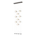 Hubbardton Forge - LED Pendant - Abacus - Oil Rubbed Bronze- Union Lighting Luminaires Decor