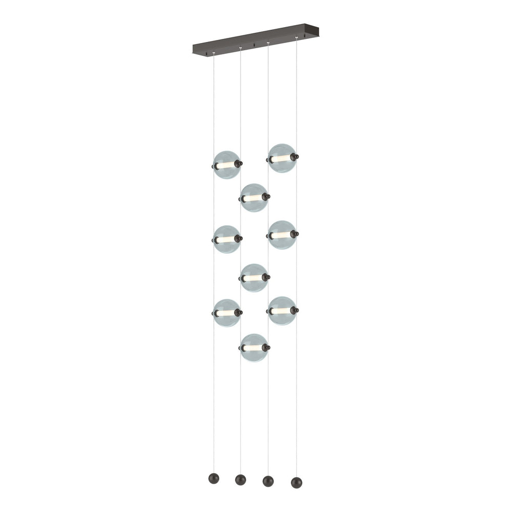 Hubbardton Forge - LED Pendant - Abacus - Oil Rubbed Bronze- Union Lighting Luminaires Decor