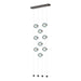Hubbardton Forge - LED Pendant - Abacus - Oil Rubbed Bronze- Union Lighting Luminaires Decor