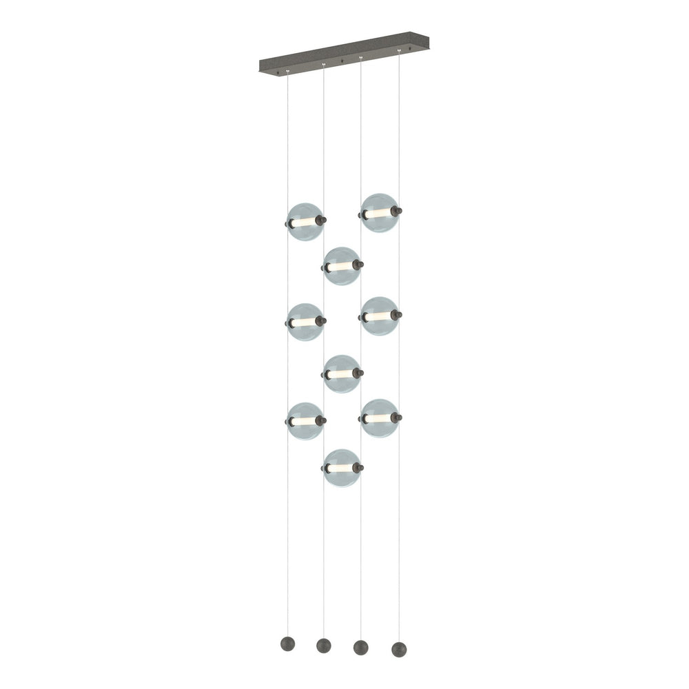 Hubbardton Forge - LED Pendant - Abacus - Natural Iron- Union Lighting Luminaires Decor