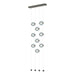 Hubbardton Forge - LED Pendant - Abacus - Natural Iron- Union Lighting Luminaires Decor