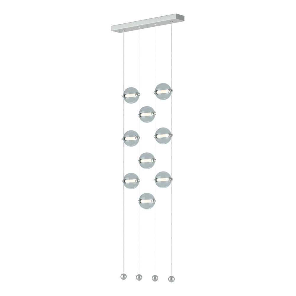 Hubbardton Forge - LED Pendant - Abacus - Vintage Platinum- Union Lighting Luminaires Decor