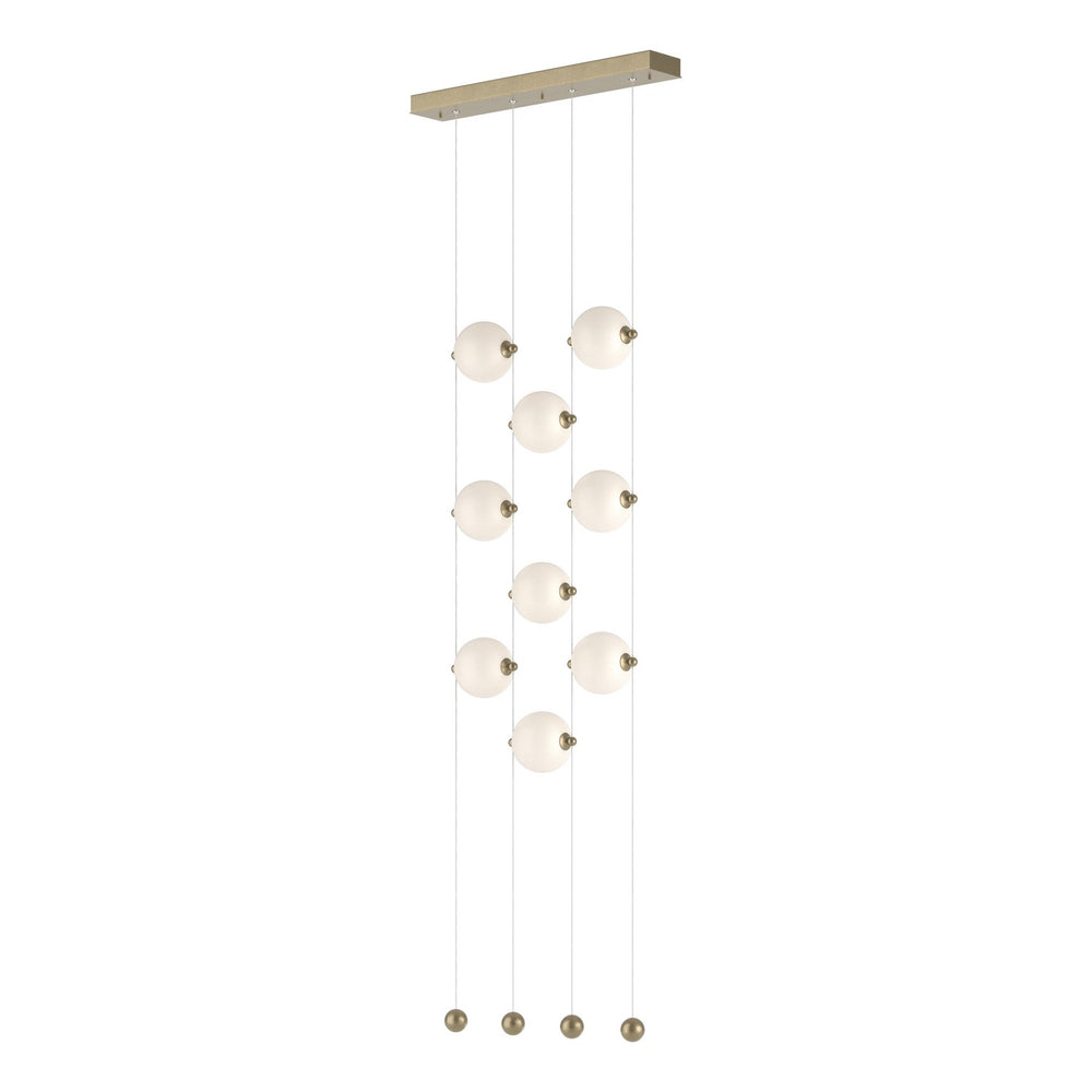 Hubbardton Forge - LED Pendant - Abacus - Soft Gold- Union Lighting Luminaires Decor