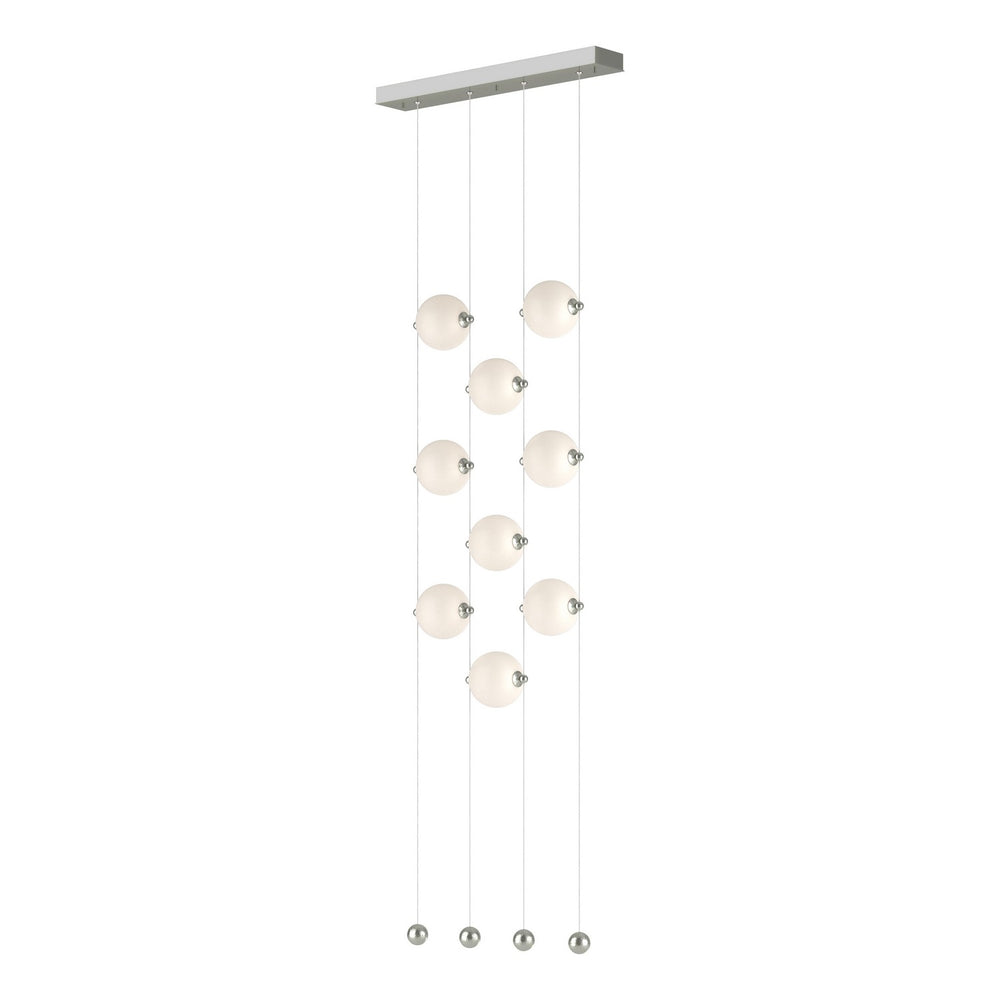 Hubbardton Forge - LED Pendant - Abacus - Sterling- Union Lighting Luminaires Decor