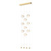Hubbardton Forge - LED Pendant - Abacus - Modern Brass- Union Lighting Luminaires Decor