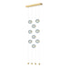 Hubbardton Forge - LED Pendant - Abacus - Modern Brass- Union Lighting Luminaires Decor