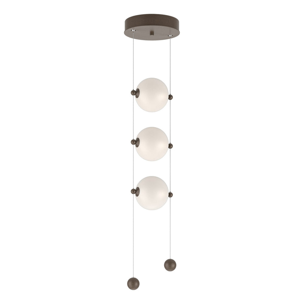 Hubbardton Forge - LED Pendant - Abacus - Bronze- Union Lighting Luminaires Decor