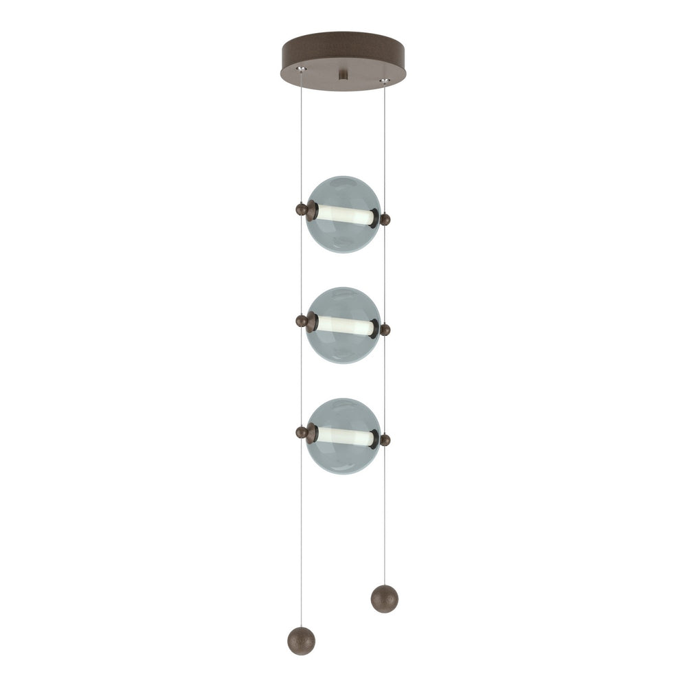 Hubbardton Forge - LED Pendant - Abacus - Bronze- Union Lighting Luminaires Decor