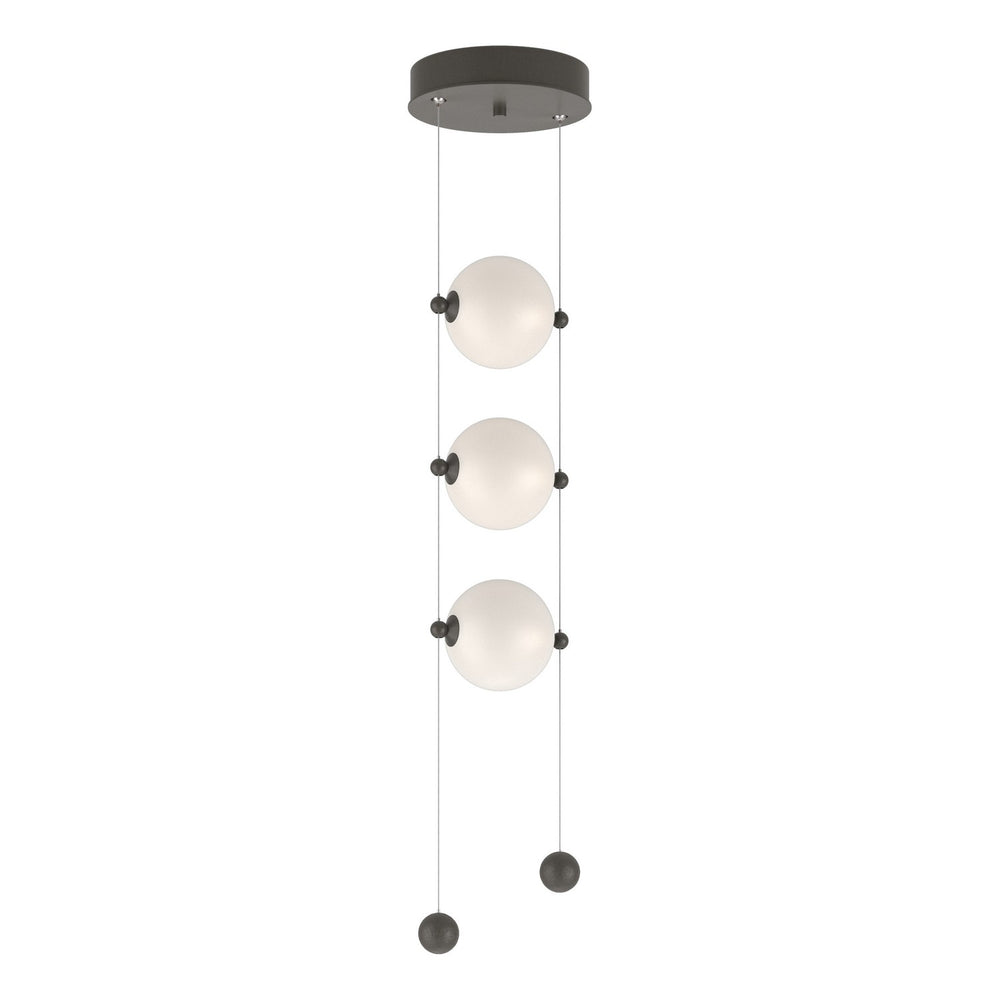 Hubbardton Forge - LED Pendant - Abacus - Dark Smoke- Union Lighting Luminaires Decor