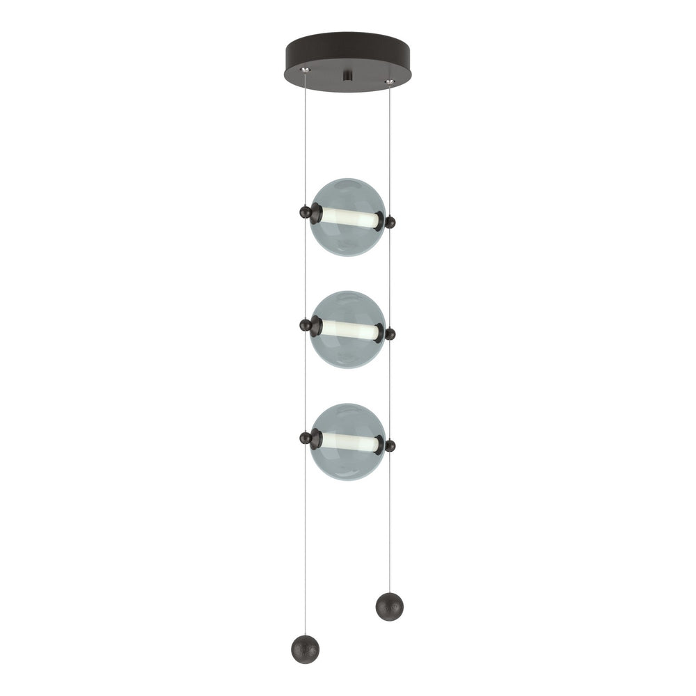 Hubbardton Forge - LED Pendant - Abacus - Oil Rubbed Bronze- Union Lighting Luminaires Decor
