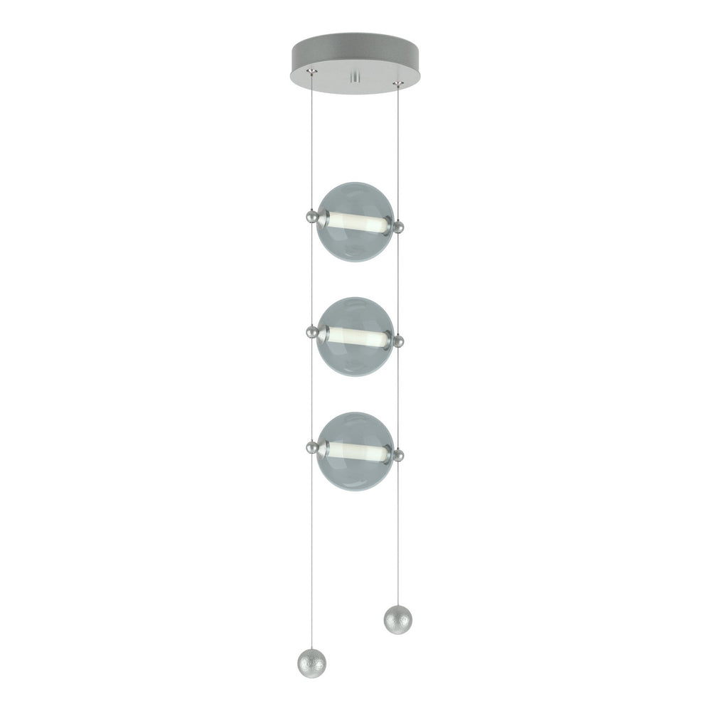 Hubbardton Forge - LED Pendant - Abacus - Vintage Platinum- Union Lighting Luminaires Decor