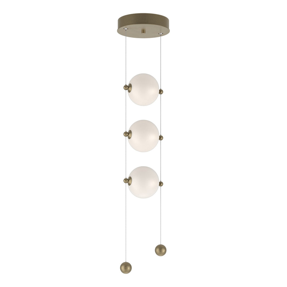 Hubbardton Forge - LED Pendant - Abacus - Soft Gold- Union Lighting Luminaires Decor