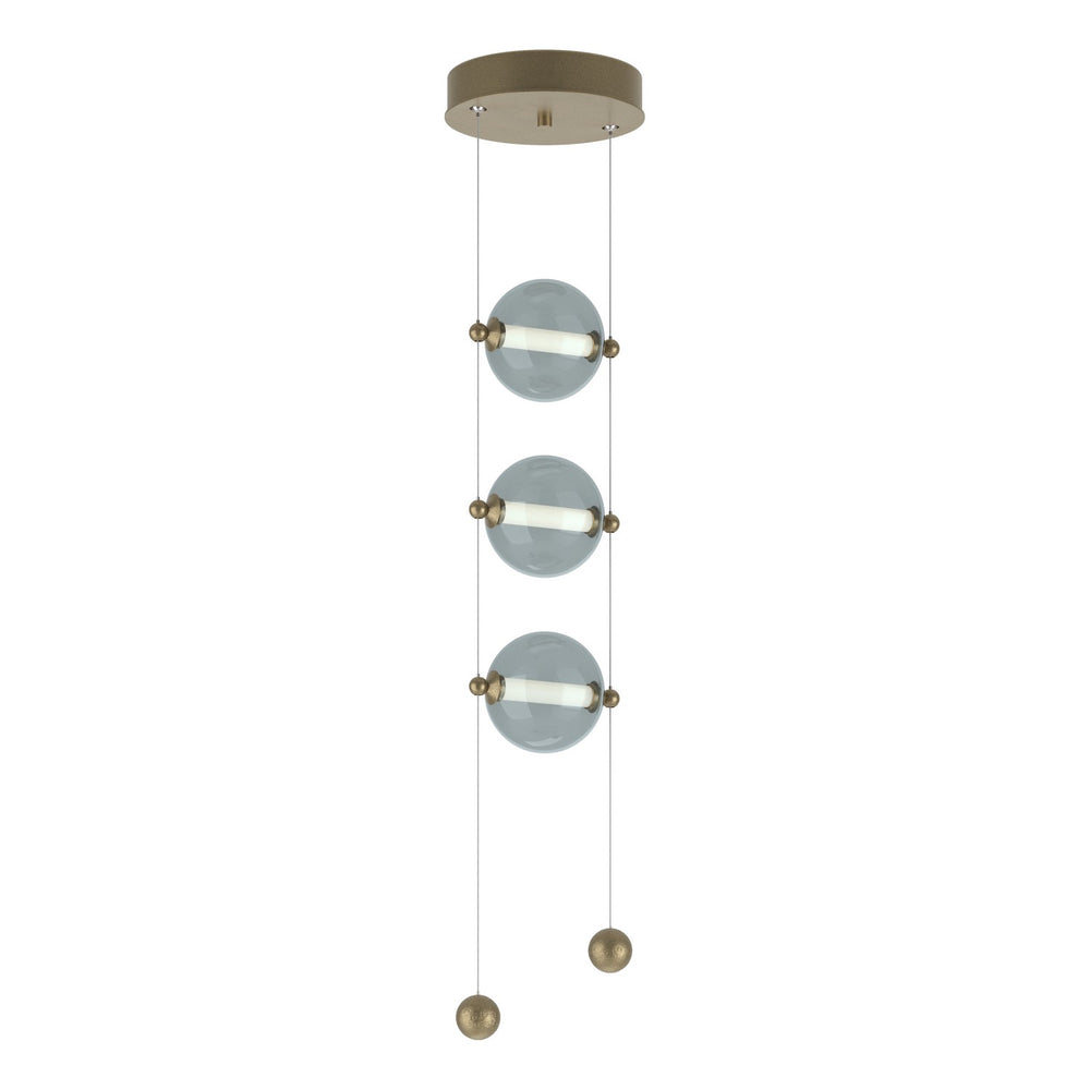 Hubbardton Forge - LED Pendant - Abacus - Soft Gold- Union Lighting Luminaires Decor