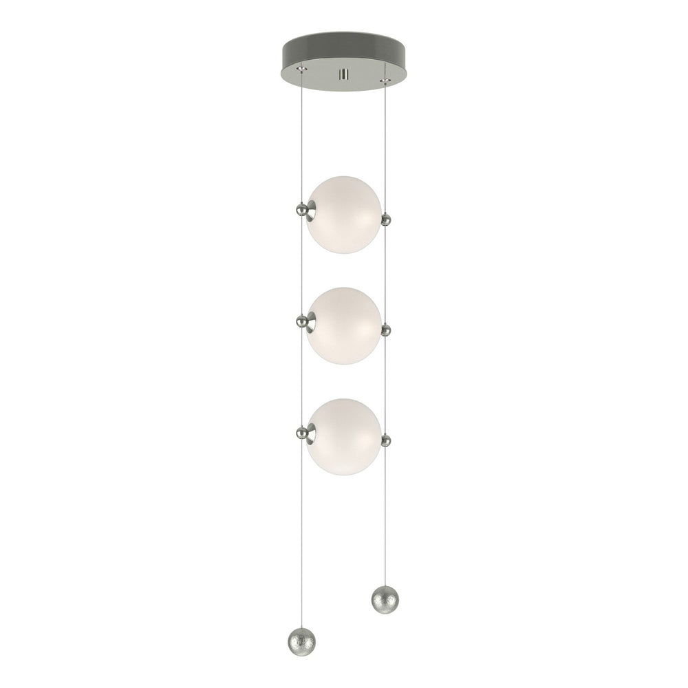 Hubbardton Forge - LED Pendant - Abacus - Sterling- Union Lighting Luminaires Decor