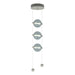 Hubbardton Forge - LED Pendant - Abacus - Sterling- Union Lighting Luminaires Decor