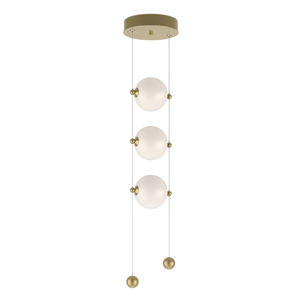Hubbardton Forge - LED Pendant - Abacus - Modern Brass- Union Lighting Luminaires Decor