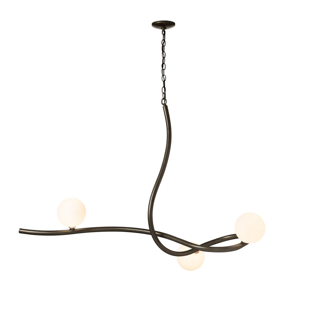 Hubbardton Forge - Three Light Pendant - Slide - Oil Rubbed Bronze- Union Lighting Luminaires Decor