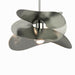 Hubbardton Forge - One Light Pendant - Hibiscus - Sterling- Union Lighting Luminaires Decor