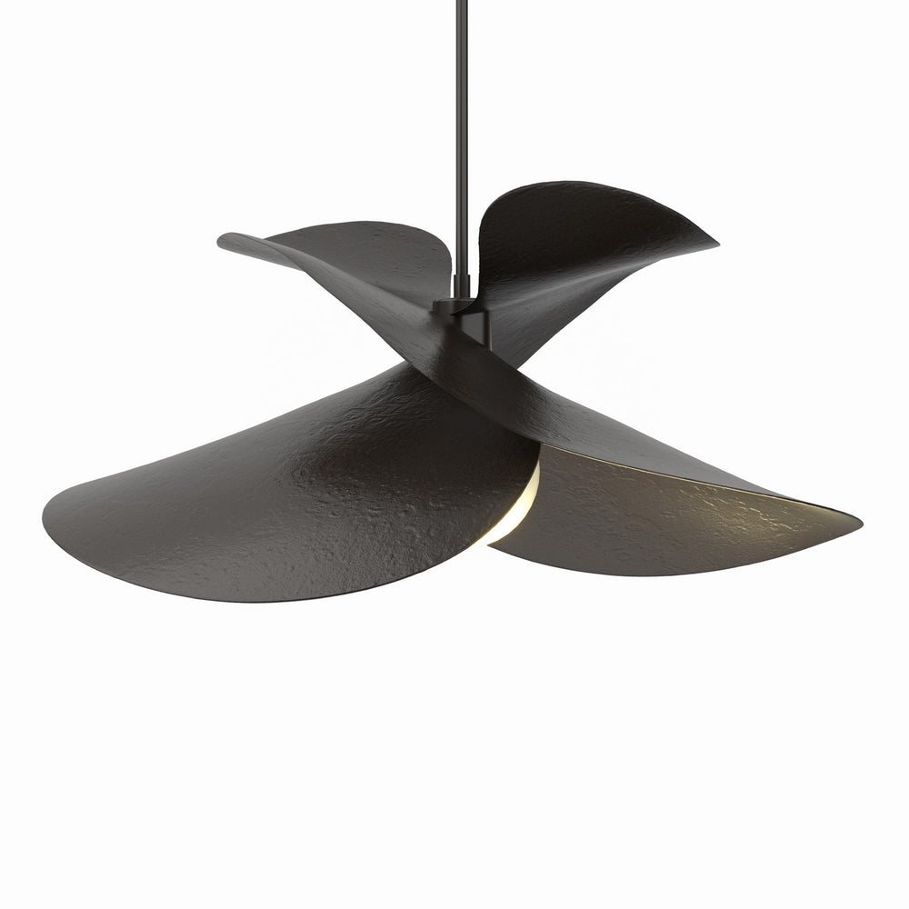 Hubbardton Forge - One Light Pendant - Hibiscus - Oil Rubbed Bronze- Union Lighting Luminaires Decor