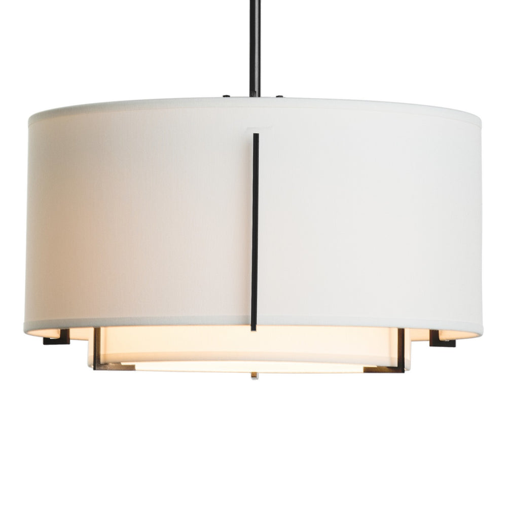 Hubbardton Forge - One Light Pendant - Exos - Black- Union Lighting Luminaires Decor