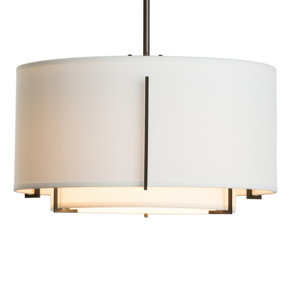 Hubbardton Forge - One Light Pendant - Exos - Oil Rubbed Bronze- Union Lighting Luminaires Decor