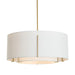 Hubbardton Forge - Three Light Pendant - Exos - Vintage Platinum- Union Lighting Luminaires Decor