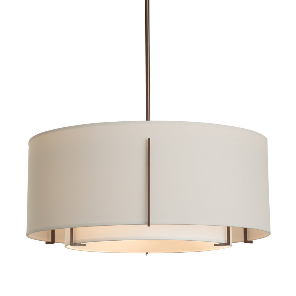 Hubbardton Forge - Three Light Pendant - Exos - Bronze- Union Lighting Luminaires Decor