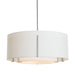 Hubbardton Forge - Three Light Pendant - Exos - Vintage Platinum- Union Lighting Luminaires Decor
