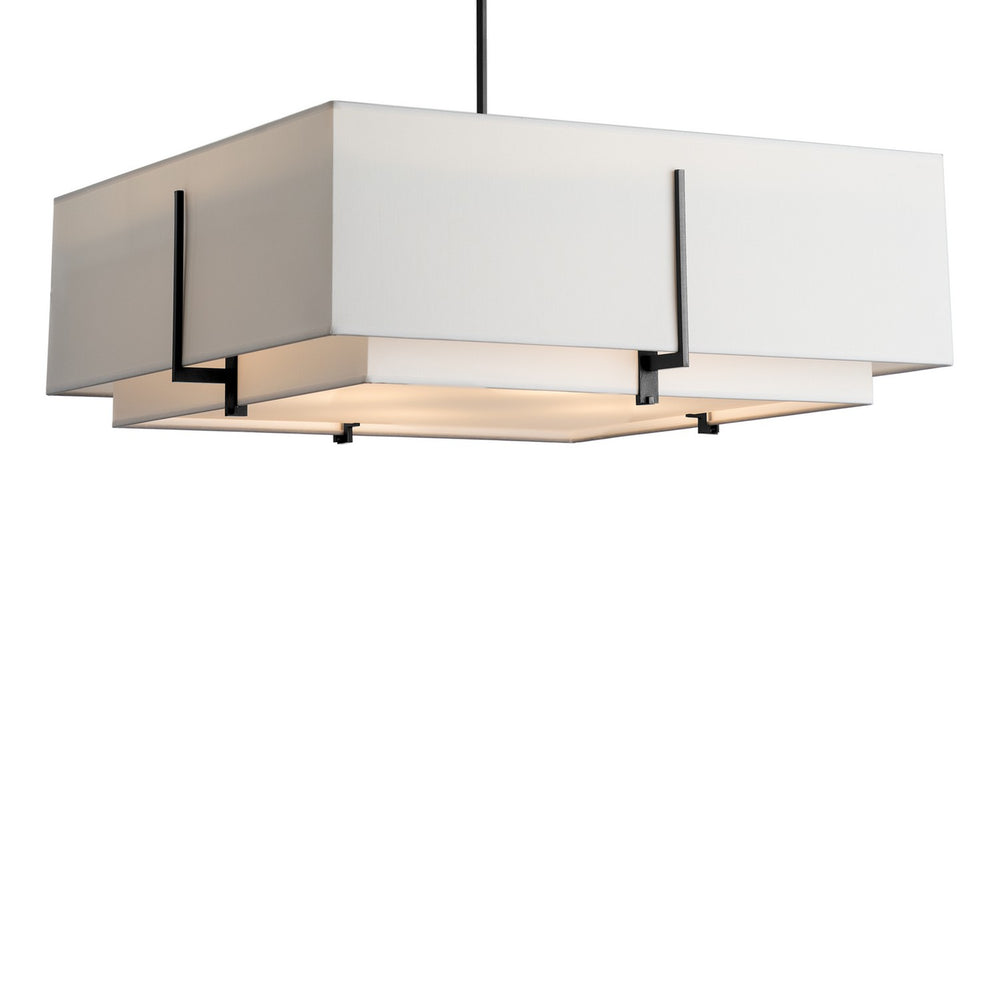 Hubbardton Forge - Four Light Pendant - Exos - Black- Union Lighting Luminaires Decor