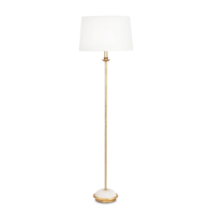 Regina Andrew Canada - Two Light Floor Lamp - Fisher - Gold Leaf- Union Lighting Luminaires Decor