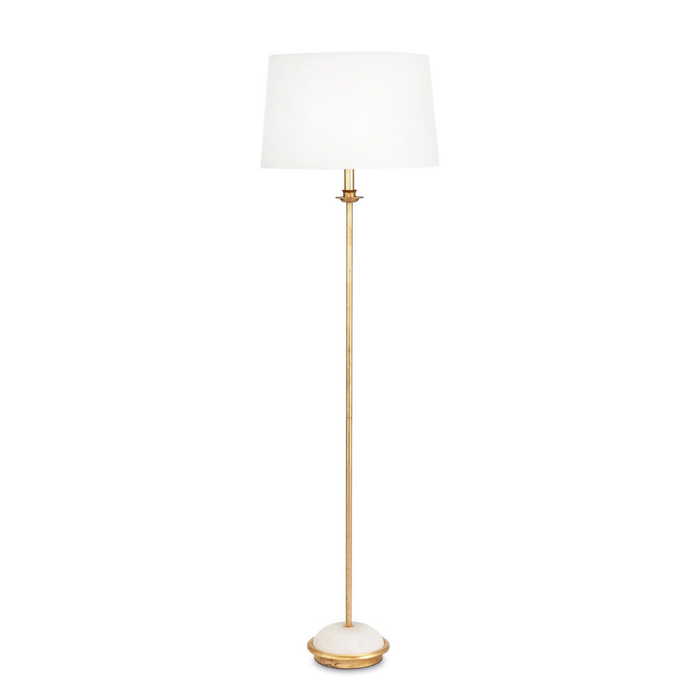 Regina Andrew Canada - Two Light Floor Lamp - Fisher - Gold Leaf- Union Lighting Luminaires Decor