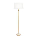 Regina Andrew Canada - Two Light Floor Lamp - Fisher - Gold Leaf- Union Lighting Luminaires Decor