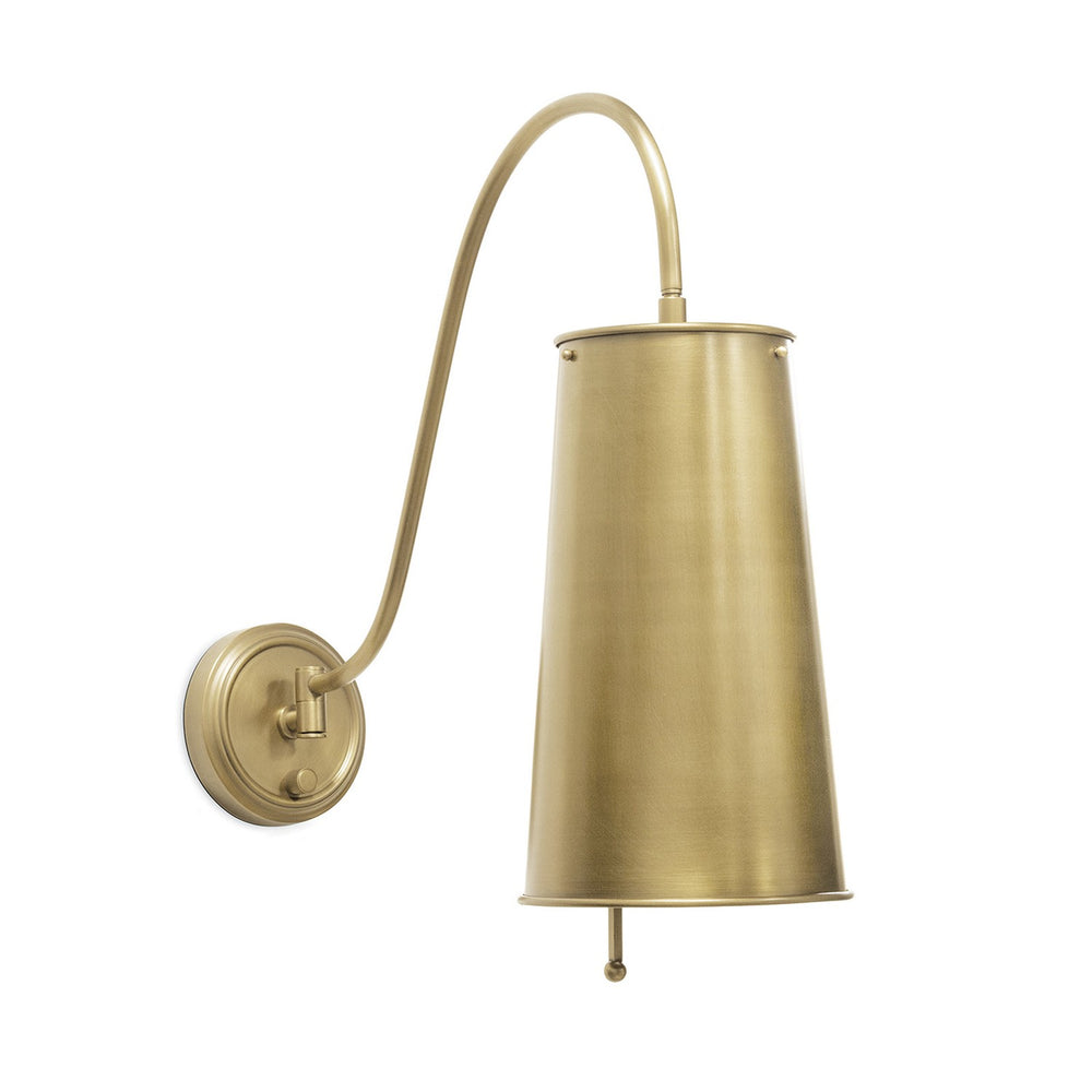 Regina Andrew Canada - One Light Wall Sconce - Hattie - Natural Brass- Union Lighting Luminaires Decor