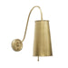 Regina Andrew Canada - One Light Wall Sconce - Hattie - Natural Brass- Union Lighting Luminaires Decor