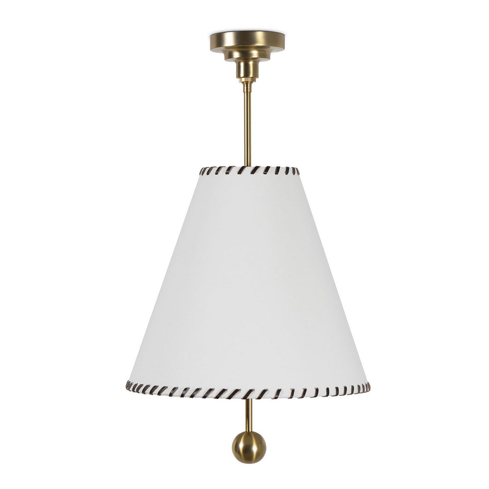 Regina Andrew - Two Light Pendant - Jubilee - Natural Brass- Union Lighting Luminaires Decor