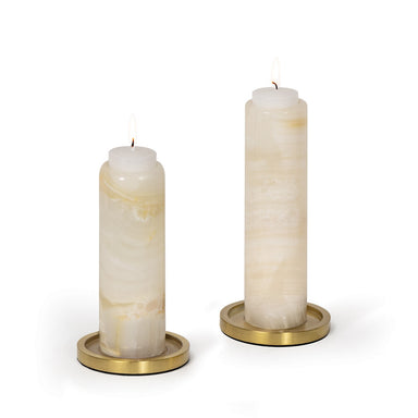 Regina Andrew - Candle Holder Set - Ivy - Natural Stone- Union Lighting Luminaires Decor